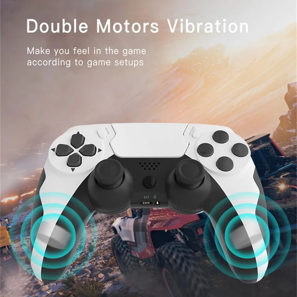 P48 Wireless Gamepad with Six Axis Gyroscope Game Controller For PS4 PS3 Console Wins 7 8 10 Dual Vibration PC Joystick
