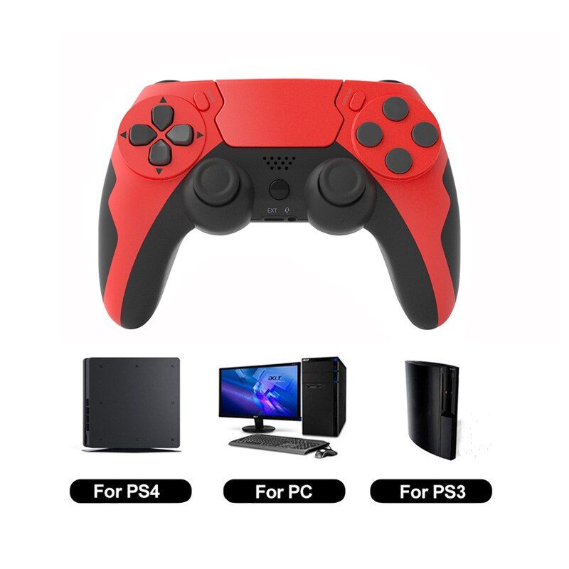 P48 Wireless Gamepad with Six Axis Gyroscope Game Controller For PS4 PS3 Console Wins 7 8 10 Dual Vibration PC Joystick