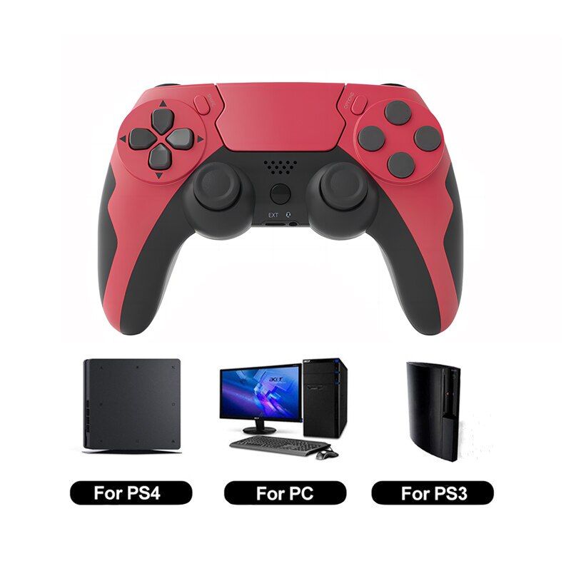 P48 Wireless Gamepad with Six Axis Gyroscope Game Controller For PS4 PS3 Console Wins 7 8 10 Dual Vibration PC Joystick