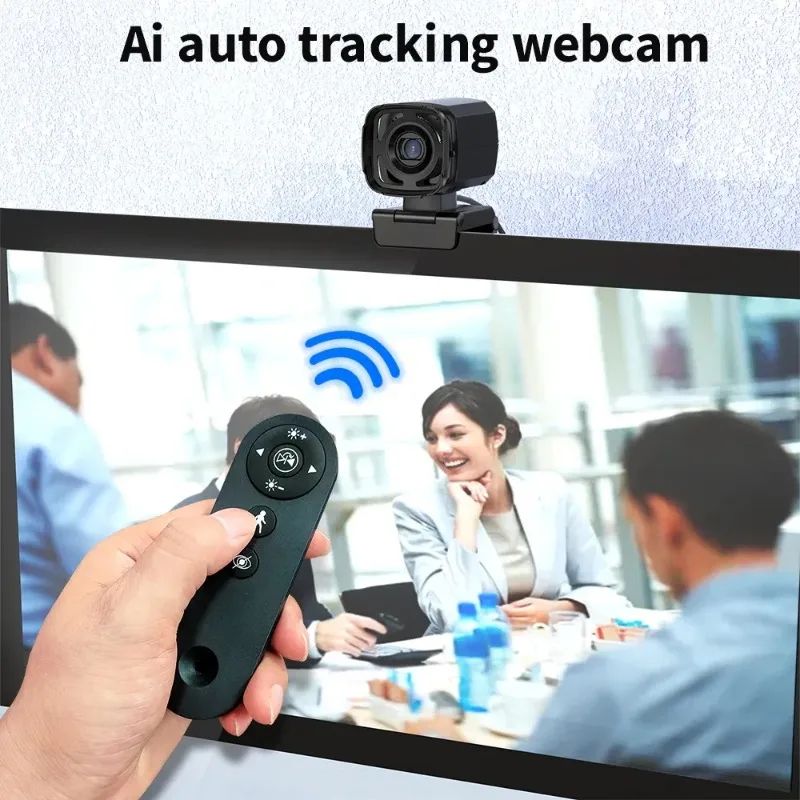 1080P HD WIFI Desktop Home UBS Computer Camera AI Intelligent Humanoid Tracking 350 ° Online Course Live Streaming Laptop Camera