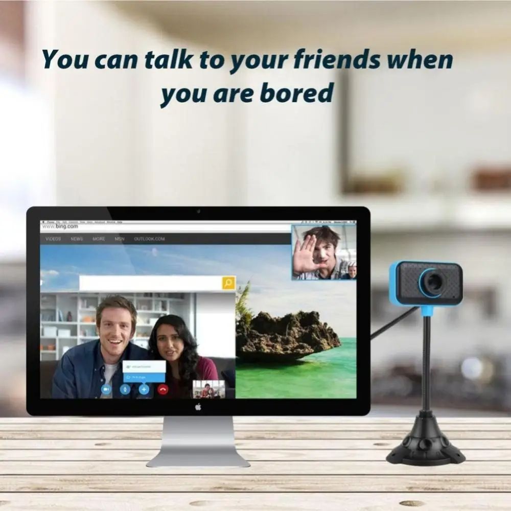 Flexible Digital Camera Webcam Microphone USB Web cam 2.0 480P Video Computer PC with