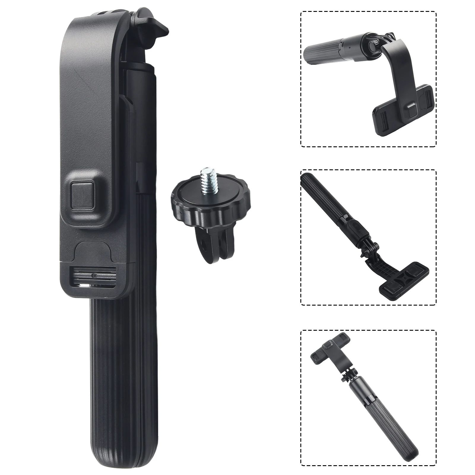 L03 Foldable Extended Selfie Stick Tripod Stand Handheld Gimbal Stabilizer Bluetooth Remote Smartphone Selfie Stick Holder Stand