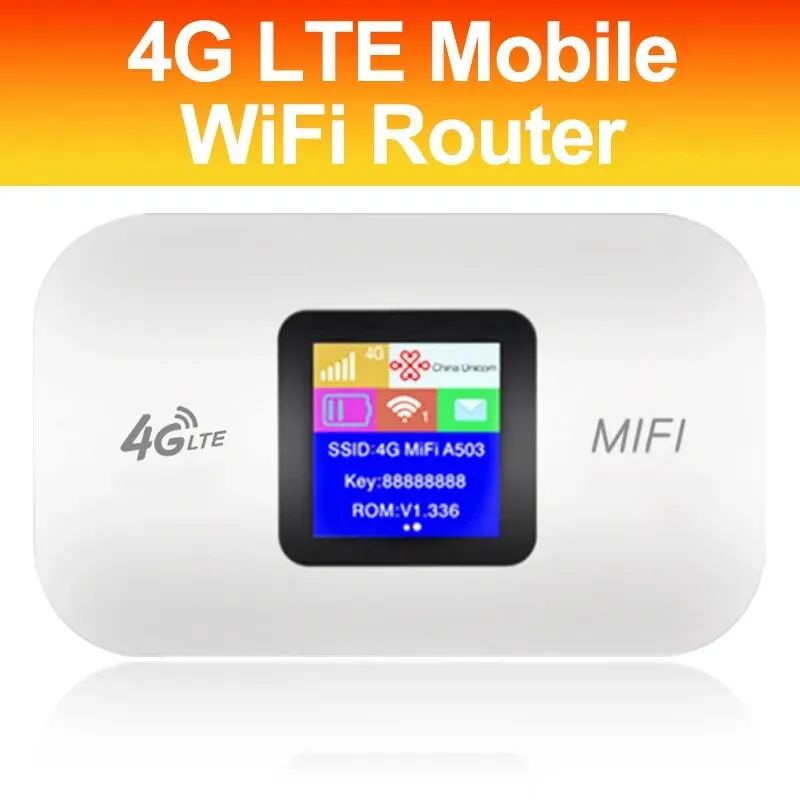 Wireless Wifi Portable Modem 4G Lte Router Mini Outdoor Hotspot Pocket Mifi 150mbps Sim Card Slot Repeater 3000mah