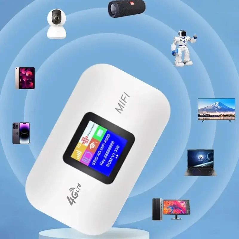 Wireless Wifi Portable Modem 4G Lte Router Mini Outdoor Hotspot Pocket Mifi 150mbps Sim Card Slot Repeater 3000mah