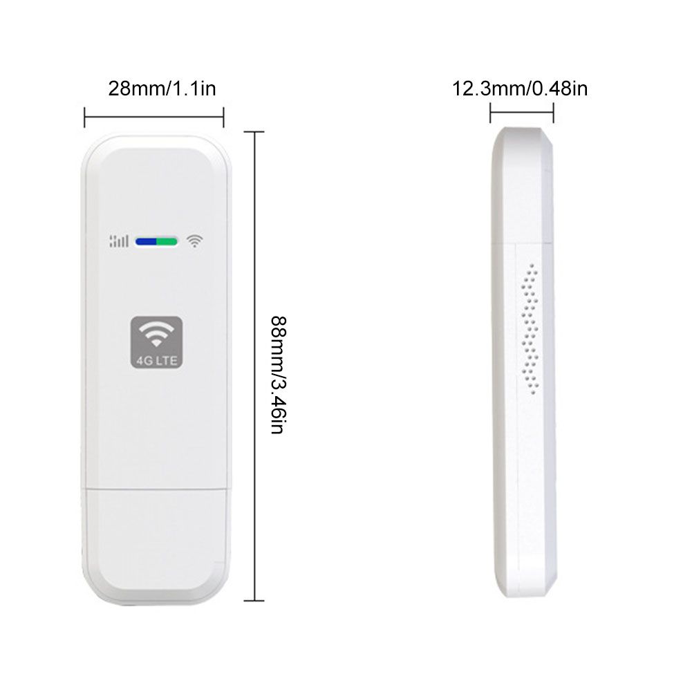 4G LTE WiFi Router 150Mbps Wireless WiFi Repeater Modem Pocket Hotpot with SIM Card Slot Plug and Play
