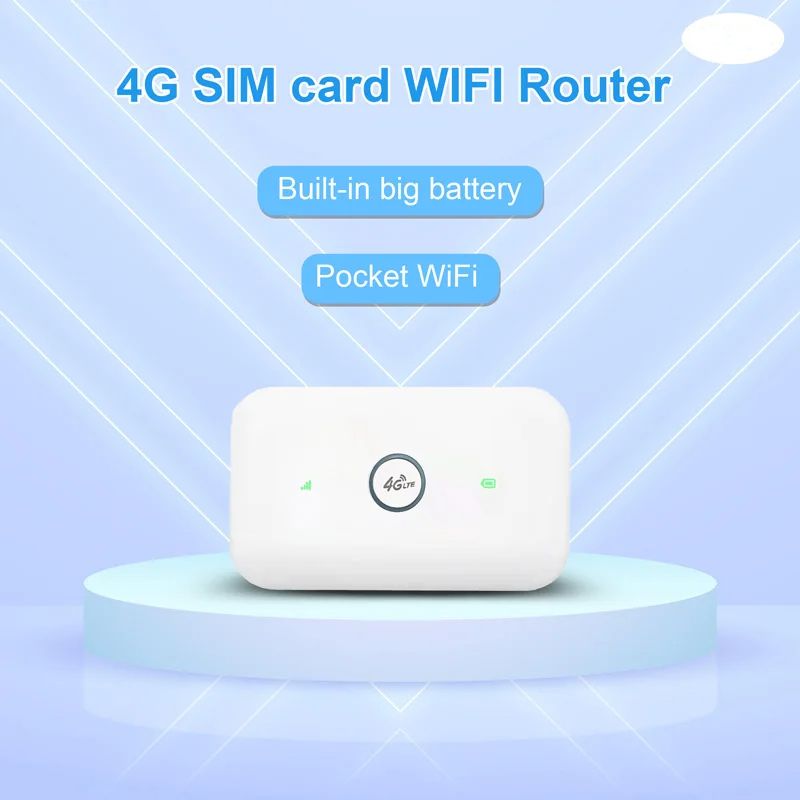 4G router Wireless lte wifi modem Sim Card Router MIFI pocket hotspot 8 WiFi users built-in battery portable WiFi