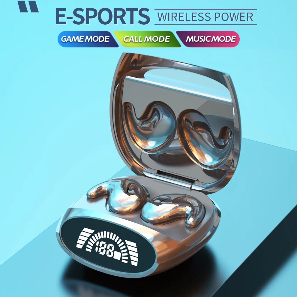 Tiny Mini Headphones Sleep Invisible Earbuds Hidden Noise Cancelling TWS Wireless Headsets Sports Stereo Bluetooth 5.3 Earphone