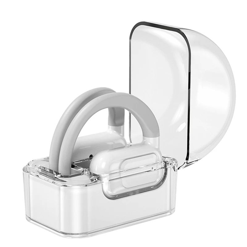 Wireless Headphones OWS Earbuds Deep Bass Rotable Earhook Open Ear Earphones Bluetooth 5.3 with Mic for Drivers Office Sports