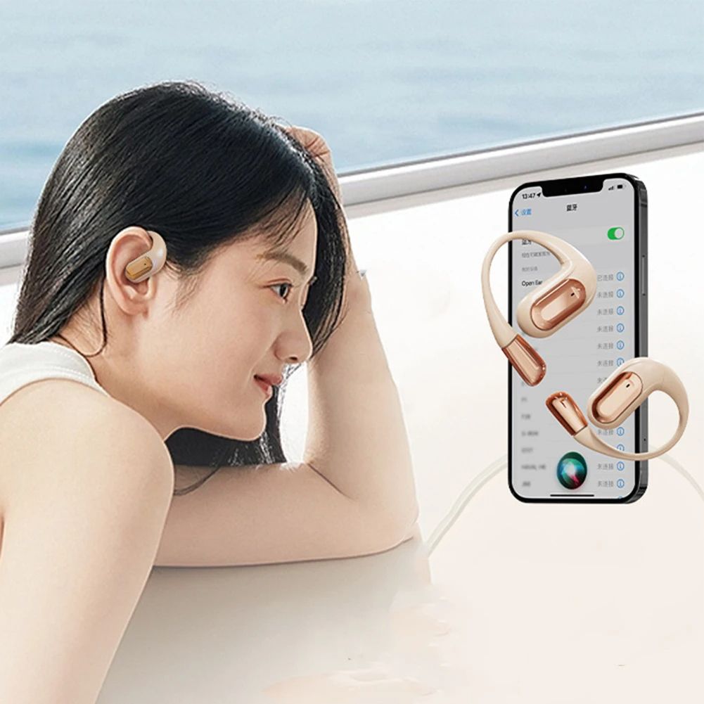 S911 Wireless Headset Open-Ear Stereo Headphones Noise Canceling Ultra Long Playtime Low Latency Earphones For Sports Workout