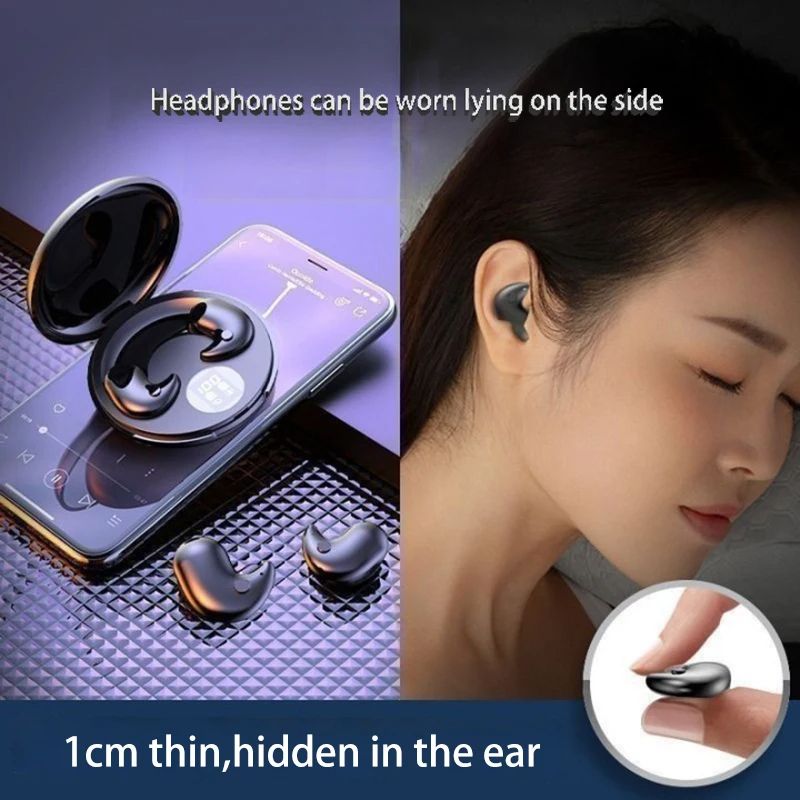 Y29 Wireless Earphones Stereo Earbuds With Power Display Charging Case Built-in Microphone Sleeping Earbuds For Sports Work