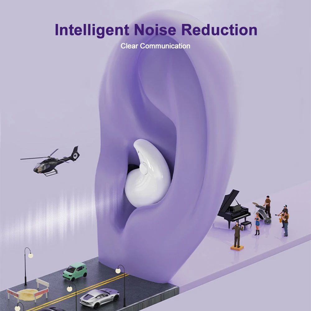 Y36 Wireless Bluetooth 5.3 Headphones TWS In-Ear Invisible Sleep Earbuds With Mic Noise Cancelling Earphones HIFI Music Headset