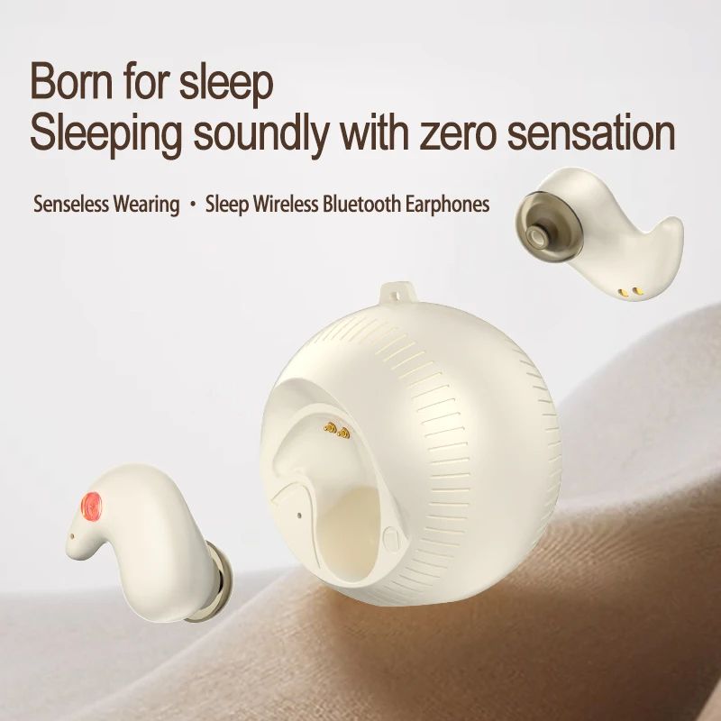 Sleeping Earphone Bluetooth R12 Mini Wireless Headphones with Mic Noise Reduction Invisible Earbud Hidden Headsets Waterproof