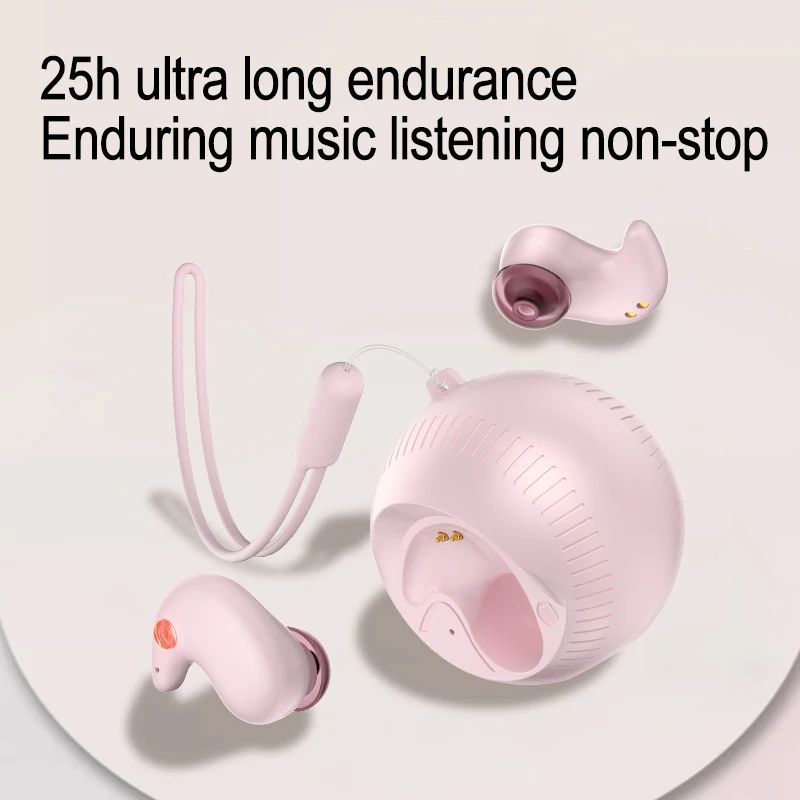 Sleeping Earphone Bluetooth R12 Mini Wireless Headphones with Mic Noise Reduction Invisible Earbud Hidden Headsets Waterproof