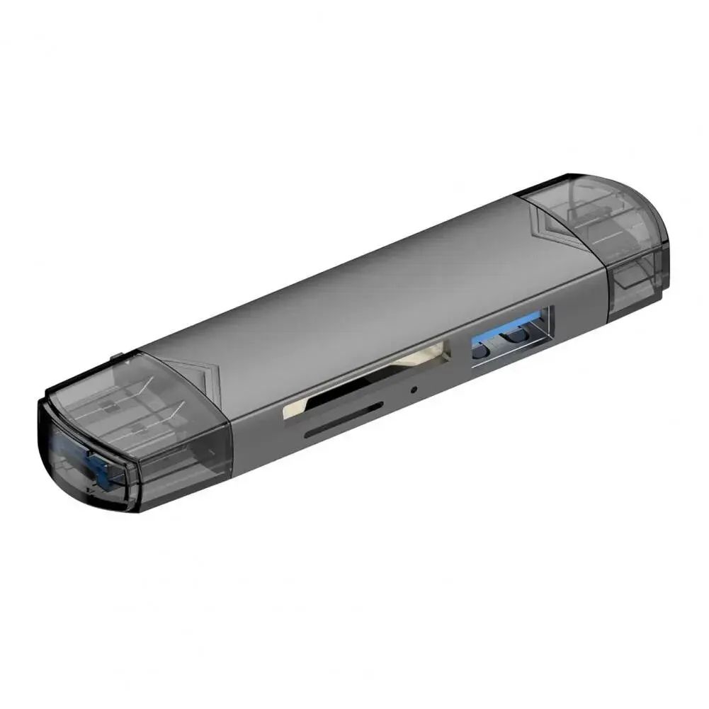 6 In 1 Multifunction USB 3.0 Card Reader U Disk TYPE-C/Usb/Tf/Sd Flash Drive Memory Card for Adapter Phone Laptop Compute