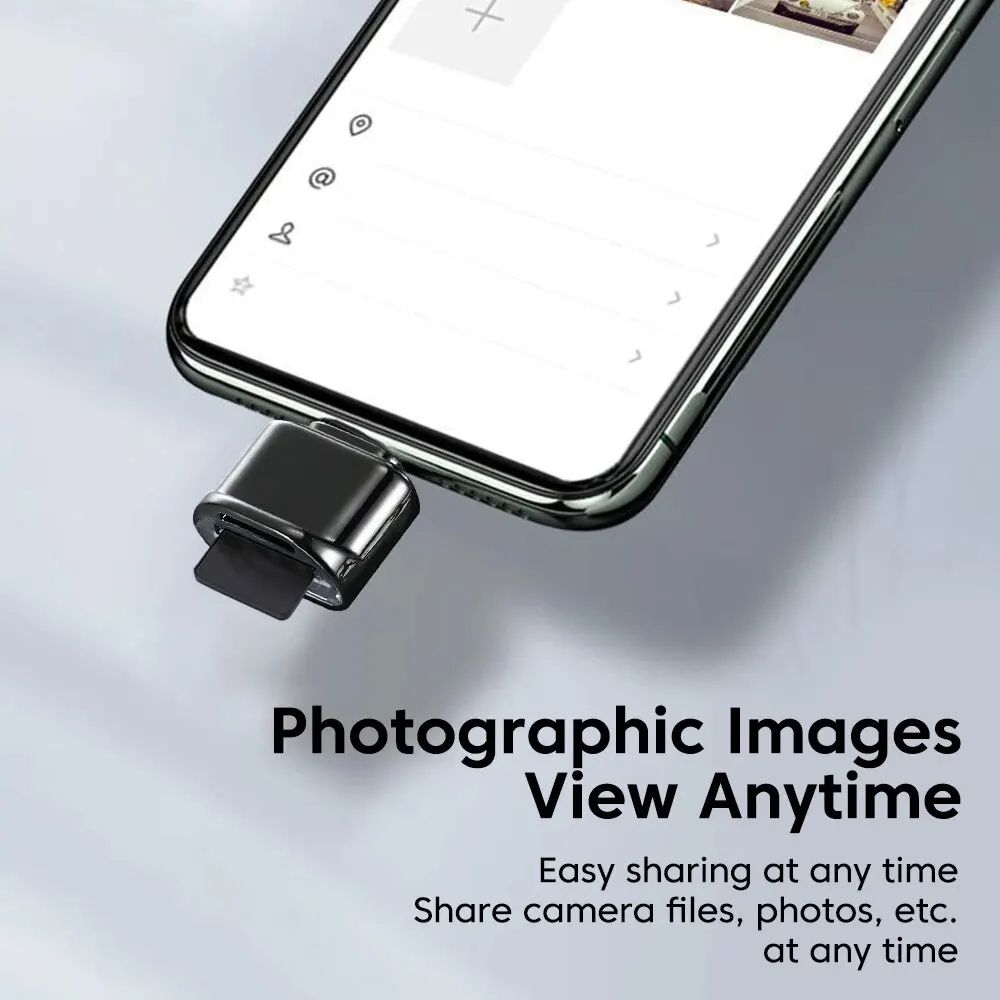 Type C Card Reader USB C To TF Card Memory Reading High-speed Transfer Cardreader Support OTG For PC Laptops Android Iphone