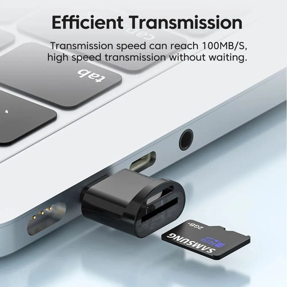 Type C Card Reader USB C To TF Card Memory Reading High-speed Transfer Cardreader Support OTG For PC Laptops Android Iphone