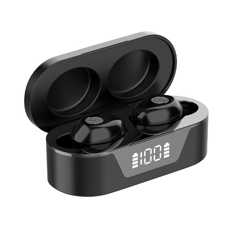 Wireless Headphones Touch Control Power Digit-Display Earphone Bluetooth Sport Waterproof Bluetooth Headphones