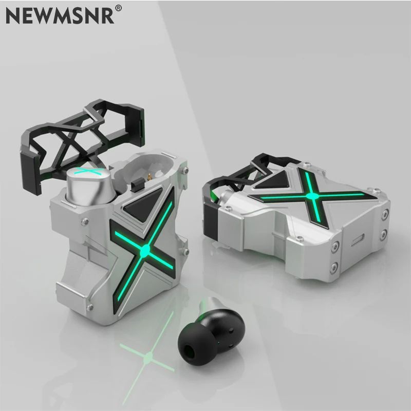 K89 Gaming Mechanical Earphones Wireless Bluetooth-compatible In-ear ENC Noise Canceling Headsets Sports Waterproof Headphones