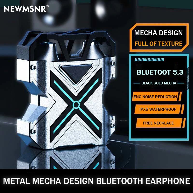 K89 Gaming Mechanical Earphones Wireless Bluetooth-compatible In-ear ENC Noise Canceling Headsets Sports Waterproof Headphones