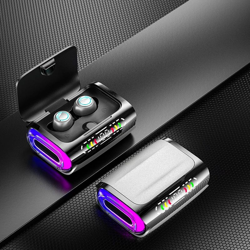 TWS DX-01 Bluetooth 5.3 Wireless Earphones Wireless Headphones LED Display Noise Reduction Headset With Mic For All Mobile Phone