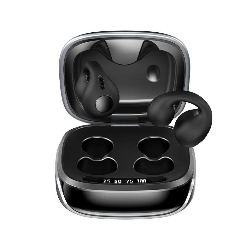 Clip-ear bone conduction wireless headset 5.3 new innovative sound quality comfortable Sport Earbuds
