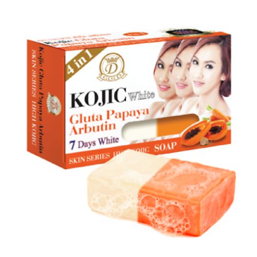 Kojic White Gluta Papaya Arbutin Soap -160g