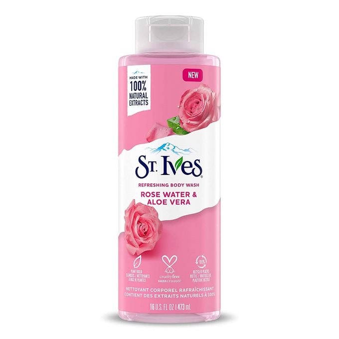 St Ives Pink Lemon & Mandarin Orange Exfoliating Body Wash 473ml