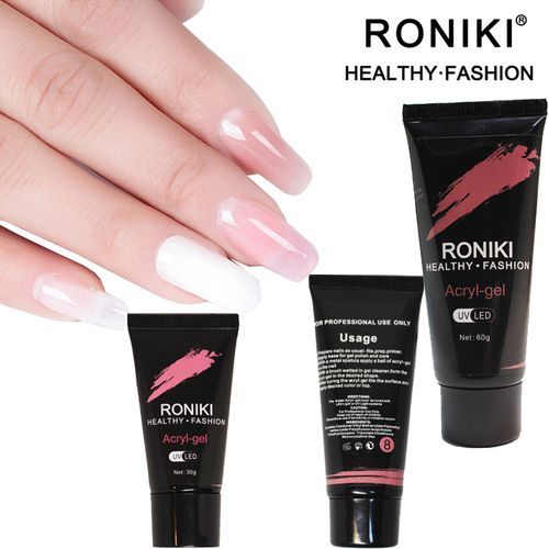 Roniki Acrylic Gel Crystal Nails UV Gel For Nail Art