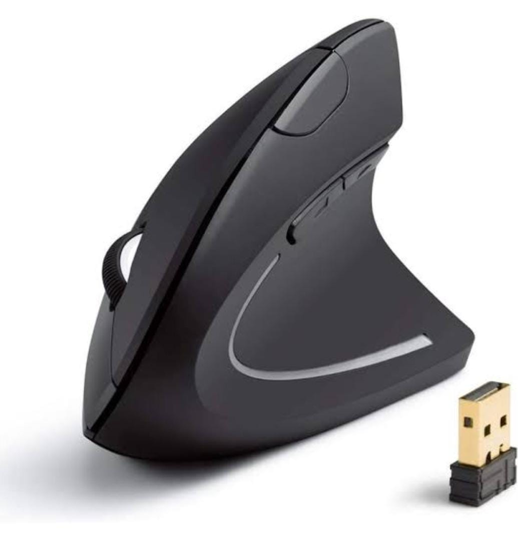 New arrival 2.4G wireless vertical mouse USB ergonomic optical mouse high precision adjustable 800/1200/1600 DPI 5 buttons