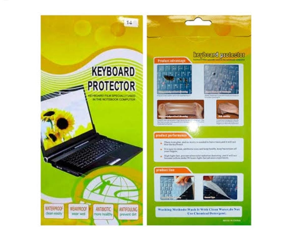 New arrival ultra thin keyboard silicone skin cover for 14'' keyboard. 14 inch keyboard cover to protect from dust, water and any other dirt