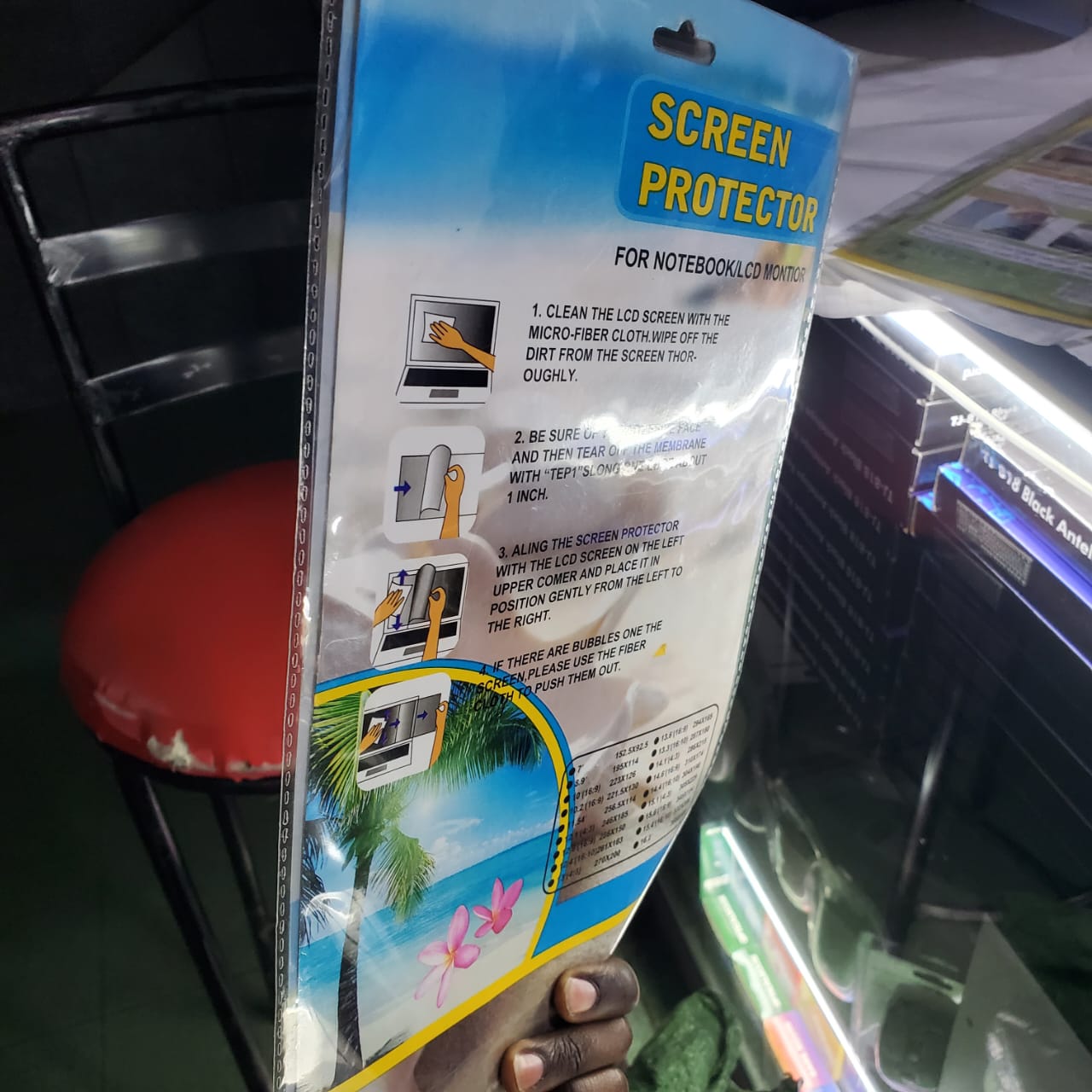 New arrival 14" screen Anti Glare, anti scratch, dust, no bubbles,hyper-95% and UV protector for laptops, monitors and LCD. 14 inches