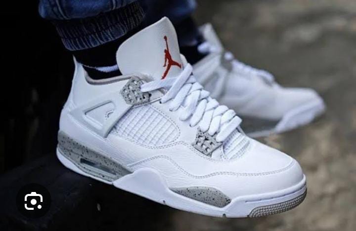New Arrival Air Jordan 4 ''White Oreo''  Breathable Sneakers ; Original Best Quality Men's Shoes/Women's Shoes J4 Unisex Sneakers