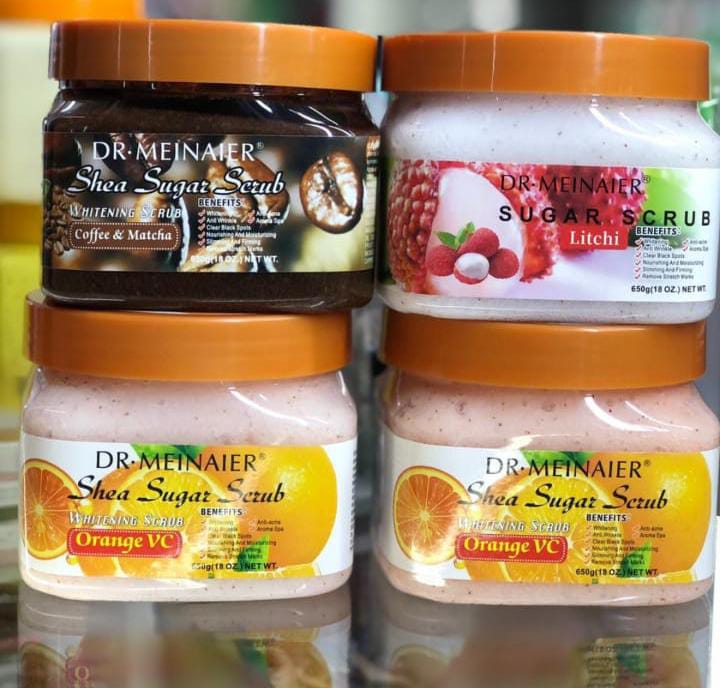 DR.MEINAIER Coffee & Matcha Shea Sugar Face/Body Scrubs For All Body Types ; Personal Care/Skin Care Exfoliating Body Treaments
