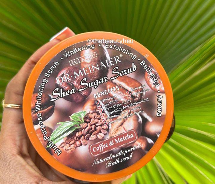 DR.MEINAIER Coffee & Matcha Shea Sugar Face/Body Scrubs For All Body Types ; Personal Care/Skin Care Exfoliating Body Treaments