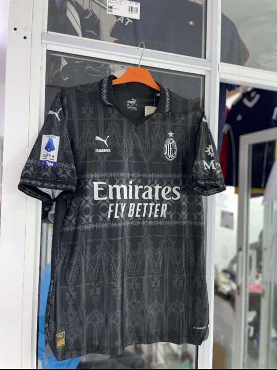 2023/2024 Best Quality AC MILAN Original Dark Version Fourth Football Jersey ; New Authentic Unisex Jersey