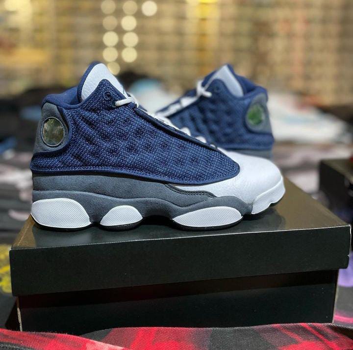 New Fashion Air Jordan 13 Retro ''Flint Grey'' Sneakers, Best Quality Original Men's Shoes Breathable J13 Unisex Sneakers