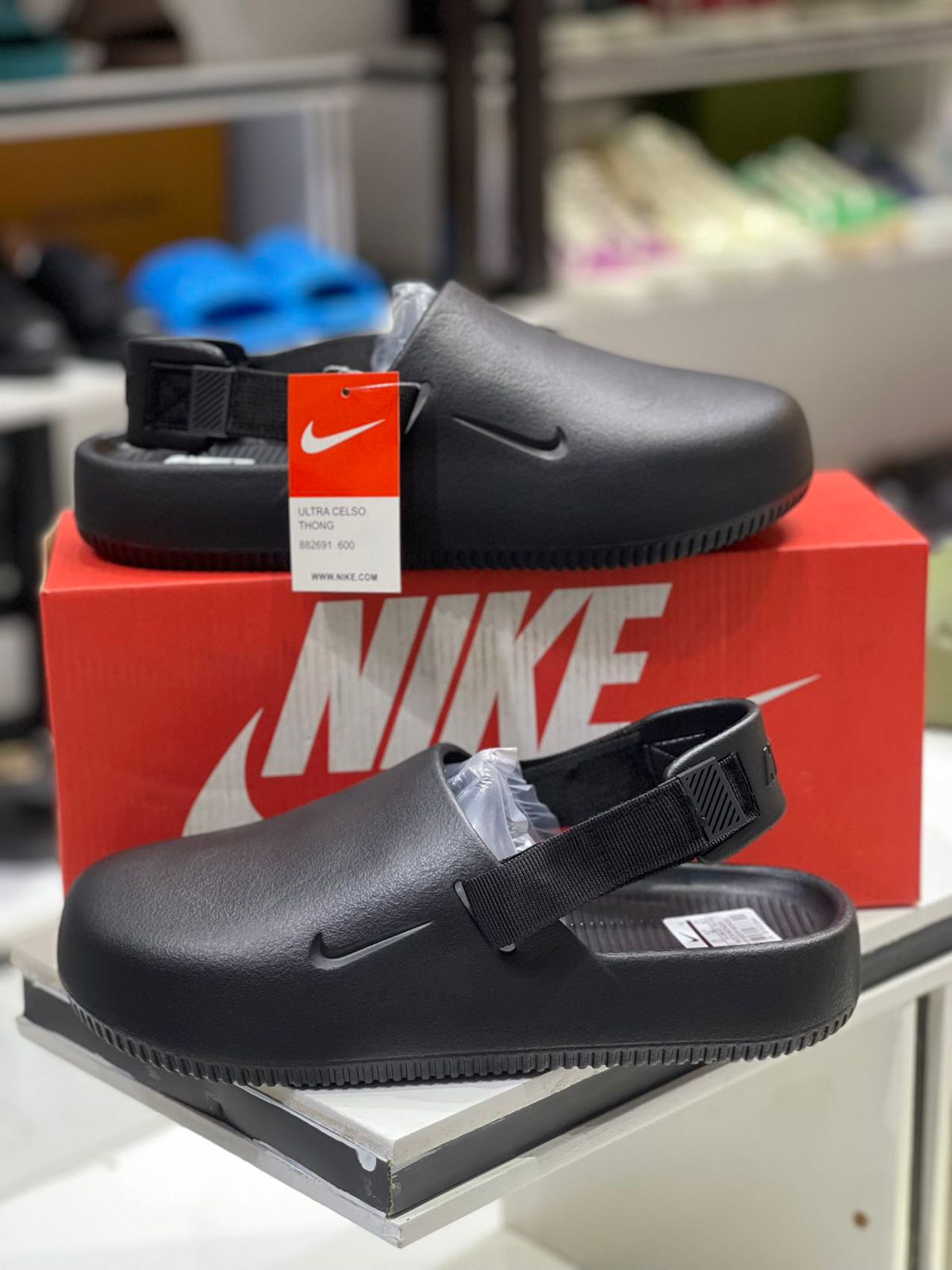 Limited Stock!!! NIKE CALM MULES Slides ; Best Quality Fashion Unisex Shoes, Sandals Slides Nike Mules
