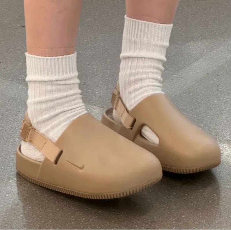 Limited Stock!!! NIKE CALM MULES Slides ; Best Quality Fashion Unisex Shoes, Sandals Slides Nike Mules