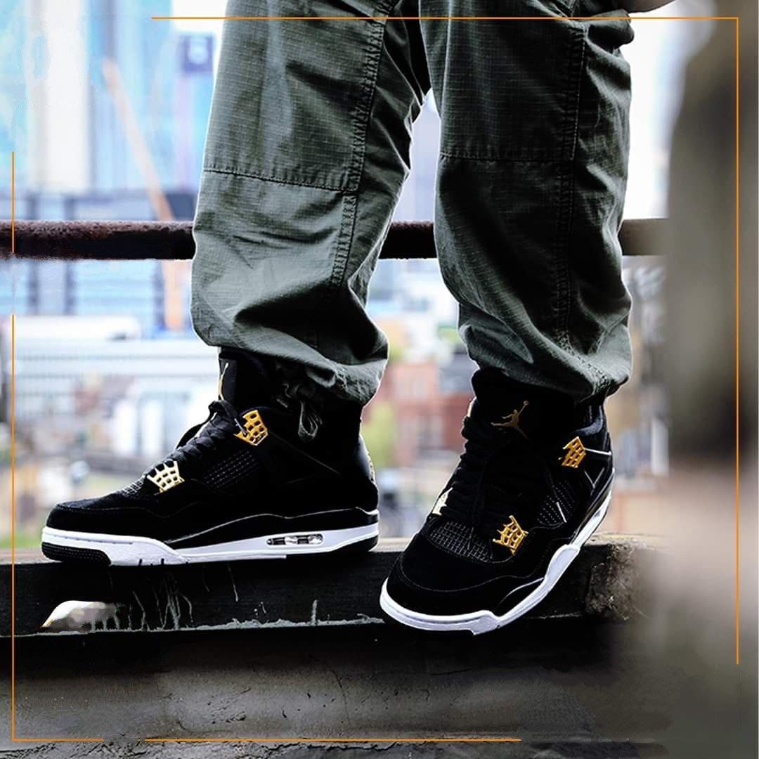 ORIGINAL AIR JORDAN 4 ROYALTY Sneakers, High Quality Fashion Women Men's Shoes J4 Sneakers