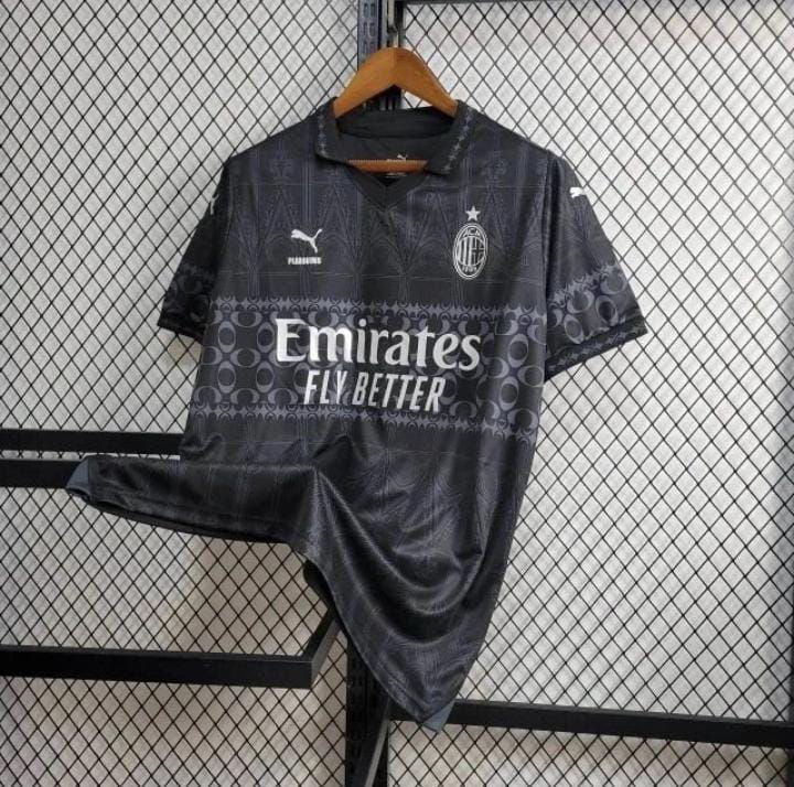 2023/2024 AC MILAN FOURTH KITJERSEY Best Quality Black Player Version; New Authentic Unisex Jersey