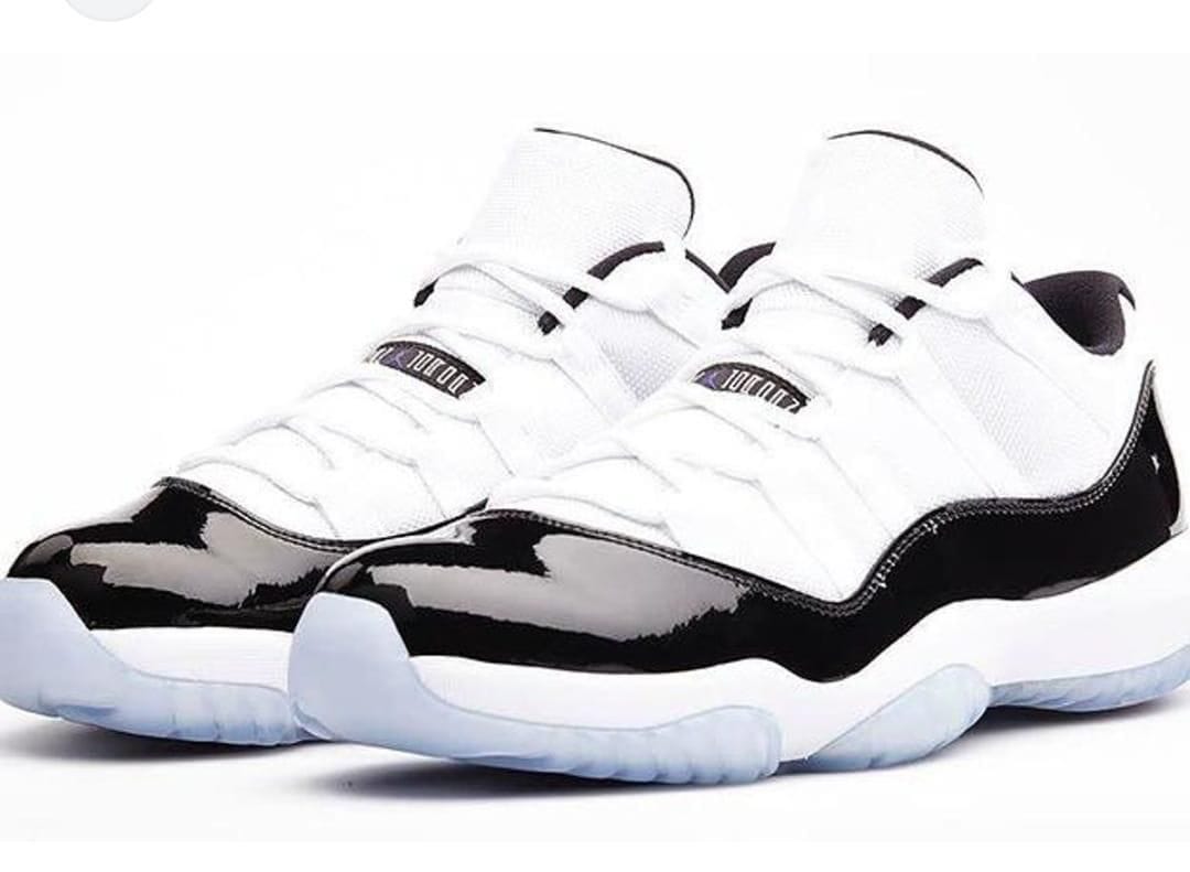 Original Air Jordan 11 Retro Low Cut ''Concord'' Sneakers ;Authentic & Best Quality Men's Shoes  J11 Sneakers