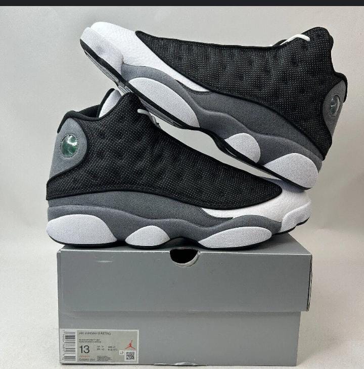 Original Air Jordan 13 Retro Black Flint Unisex Sneakers ;Authentic & Best Quality Men's Shoes/Women's Shoes J13 Sneakers