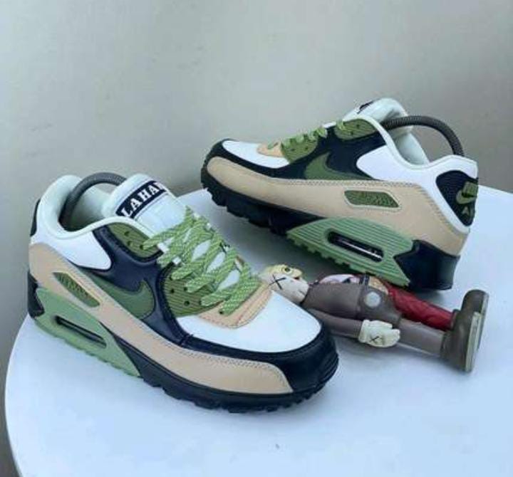 Original Air Max 90 NRG ''Lahar Light Cream'' Unisex Sneakers ;Authentic & Best Quality Men's Shoes/Women's Shoes Air Max  Sneakers