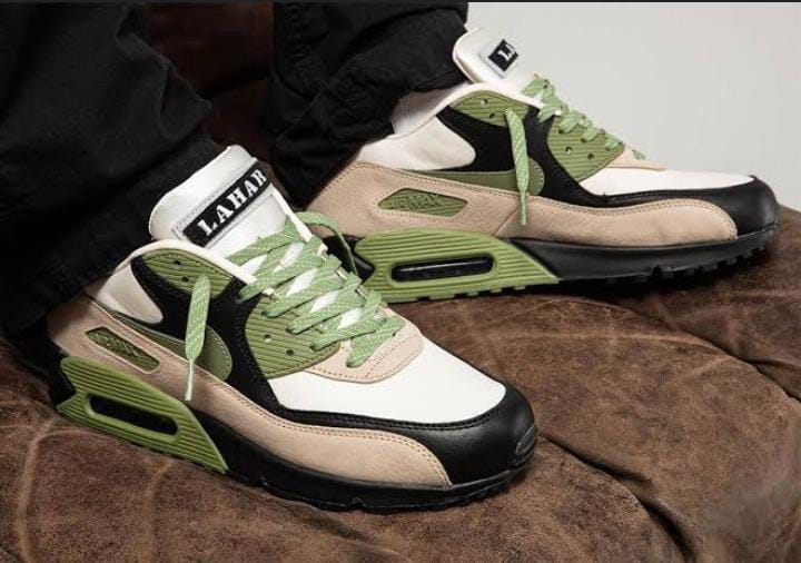 Original Air Max 90 NRG ''Lahar Light Cream'' Unisex Sneakers ;Authentic & Best Quality Men's Shoes/Women's Shoes Air Max  Sneakers