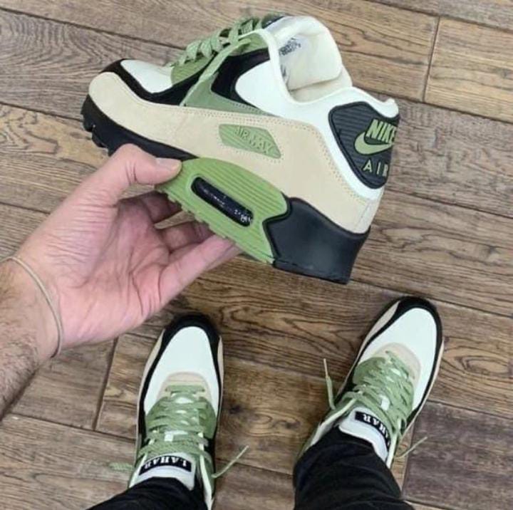 Original Air Max 90 NRG ''Lahar Light Cream'' Unisex Sneakers ;Authentic & Best Quality Men's Shoes/Women's Shoes Air Max  Sneakers