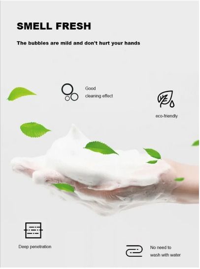 STOCK CLEARANCE!!!!Multipurpose Foam Cleaner for all Accessories - 1pc normal Green M Green Green