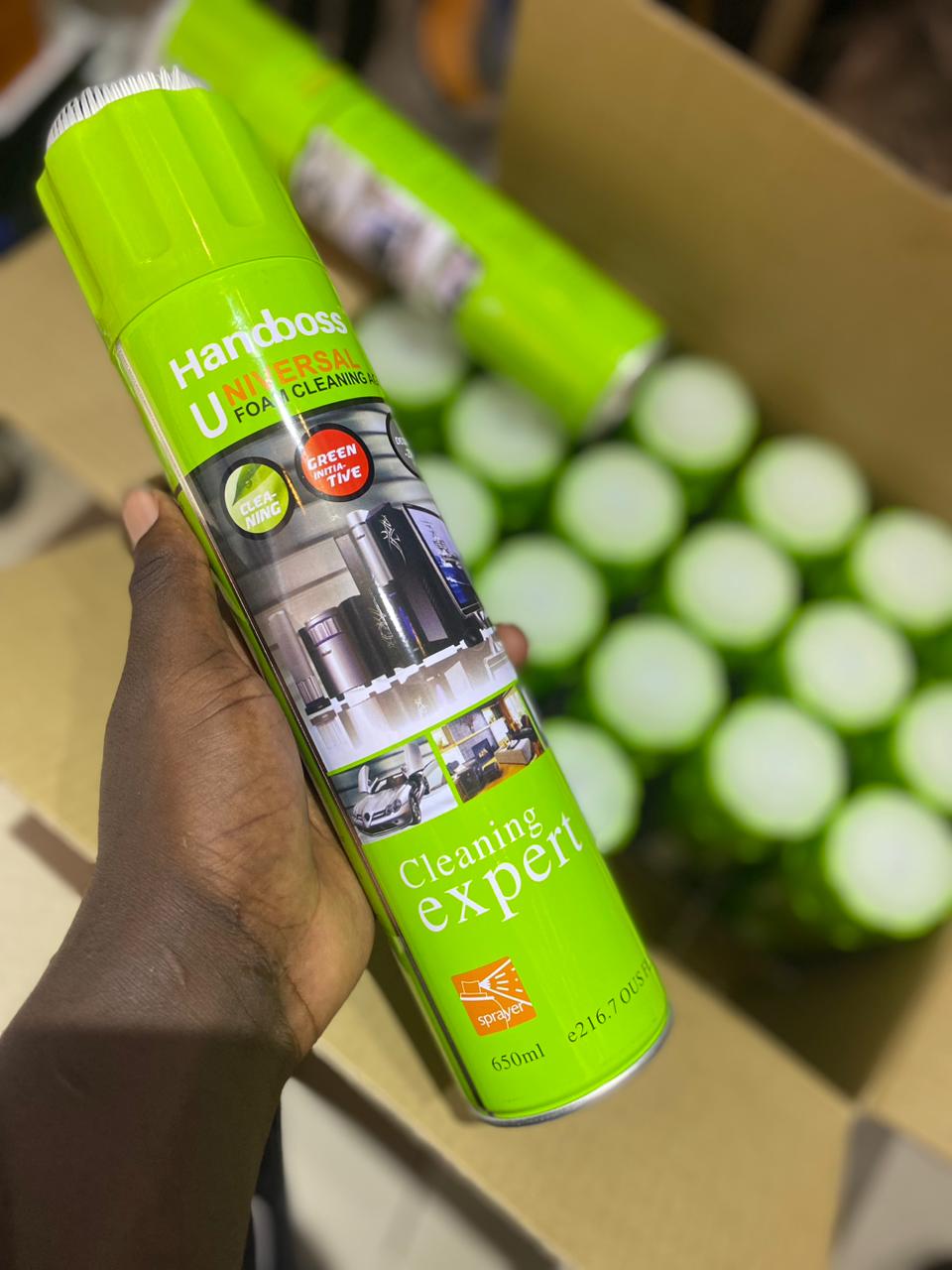 Multipurpose Foam Cleaner for all Accessories - 1pc normal Green M Green Green