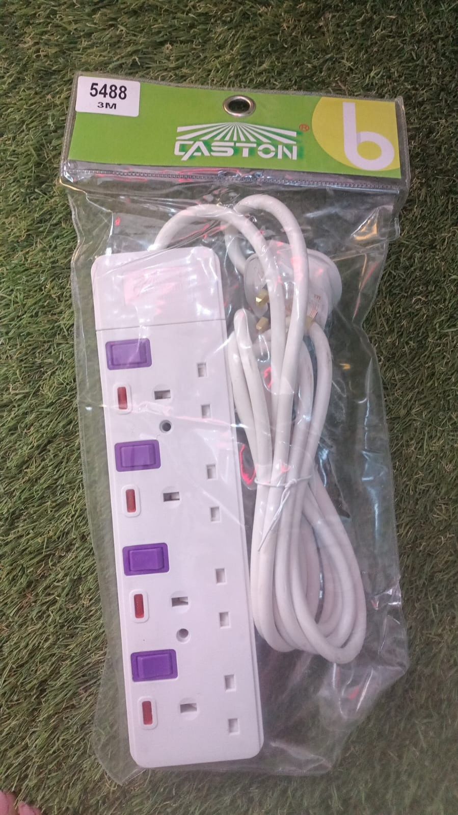 EXTENSION:Caston 4 WAY EXTENSION POWER STRIP CABLE