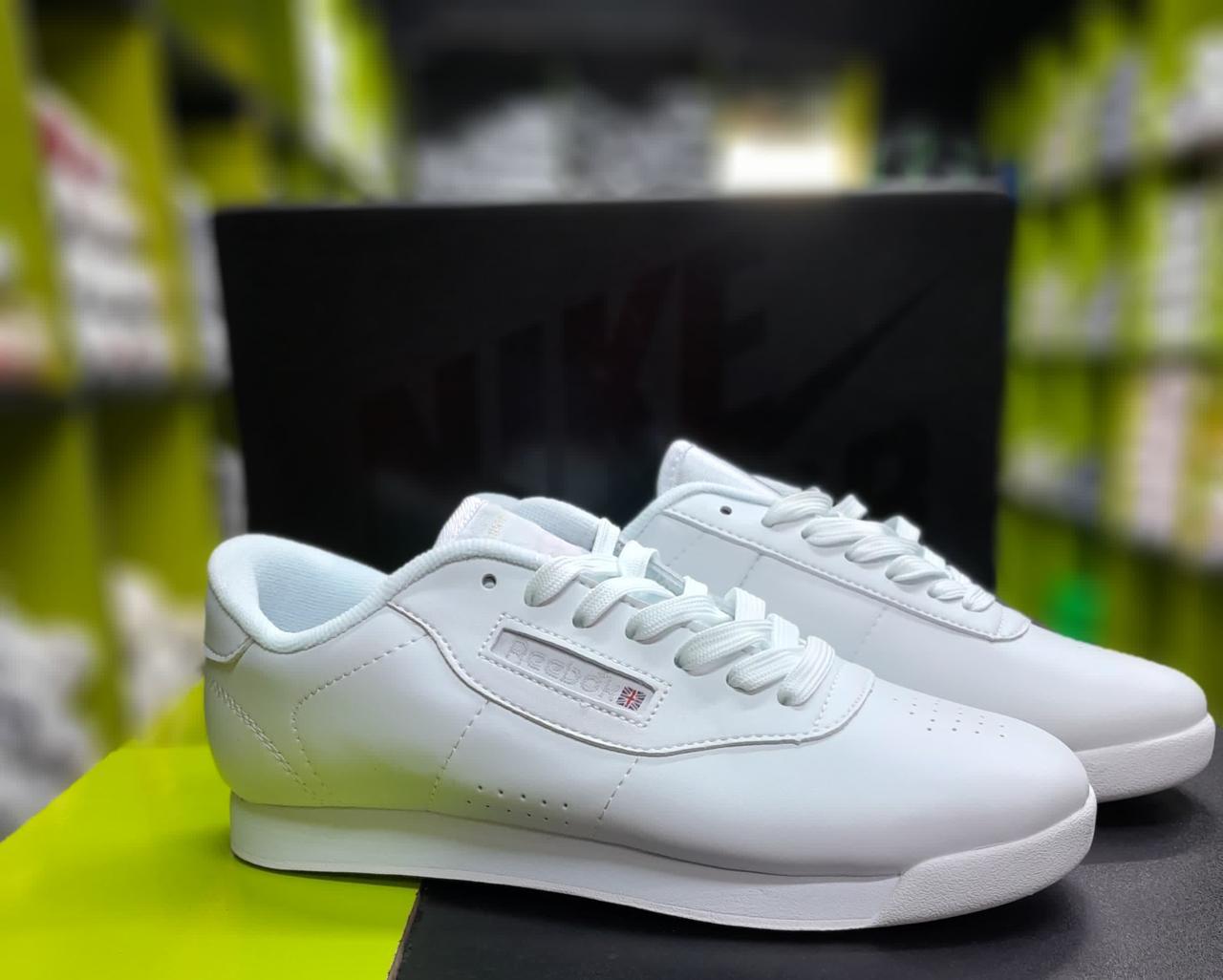 Reebok Princess White and Black Design,Men's Shoes ,Sneakers
