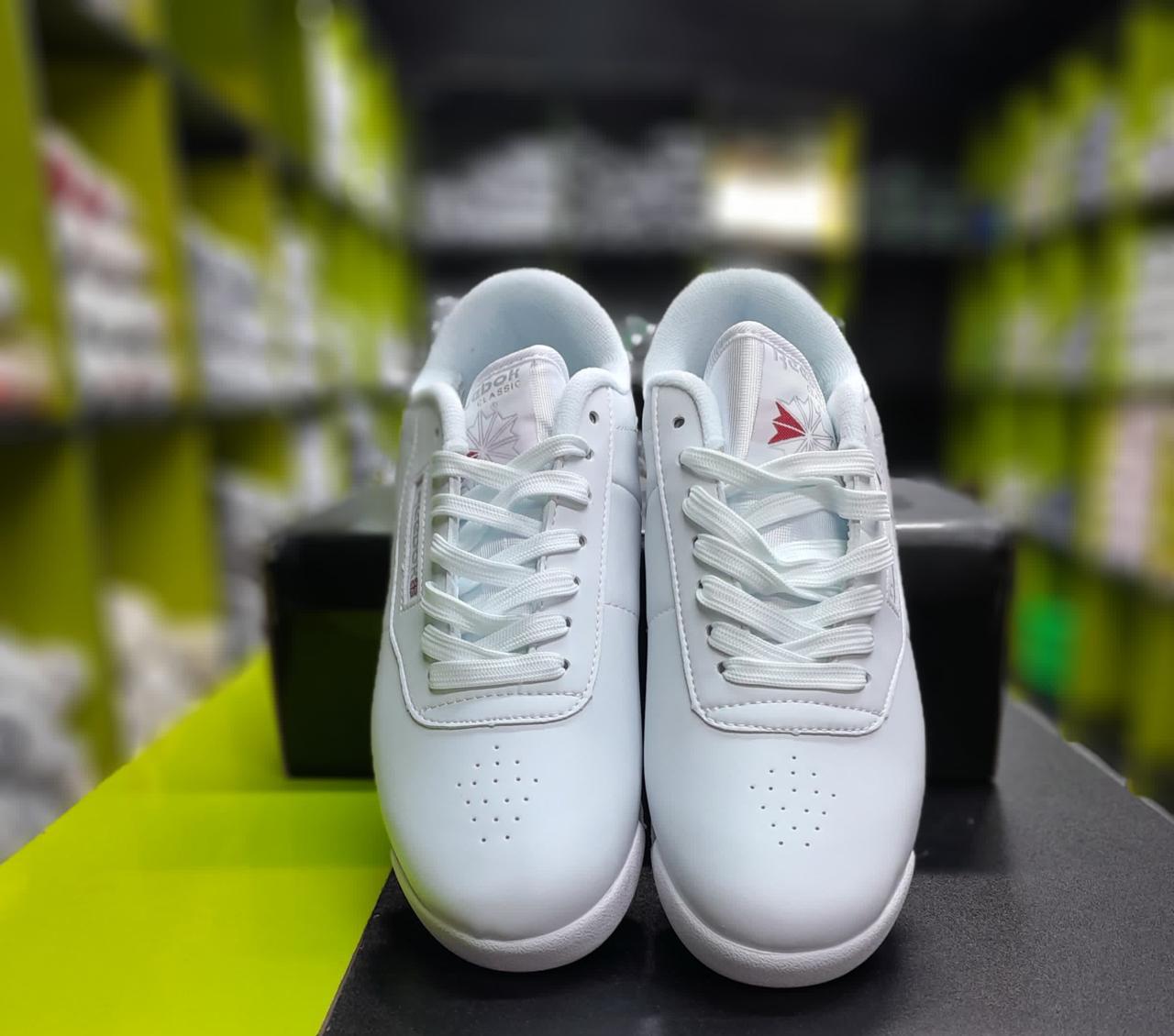 Reebok Princess White and Black Design,Men's Shoes ,Sneakers